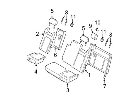 Ford Expedition Headrest Guide 3rd Row Seat Medium Flint 2l1z78610a16aad Havre Ford Havre Mt