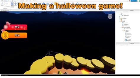 Live Making A Halloween Game Part Youtube