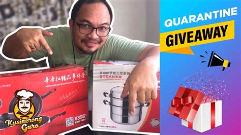 Kusinerong Guro Quarantine Giveaway Kusinerong Guro Food Vlog Episode