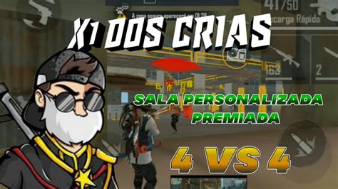 SALA PREMIADA X1 DOS CRIAS AO VIVO 4 VS 4 PEGANDO MESTRE LBFF