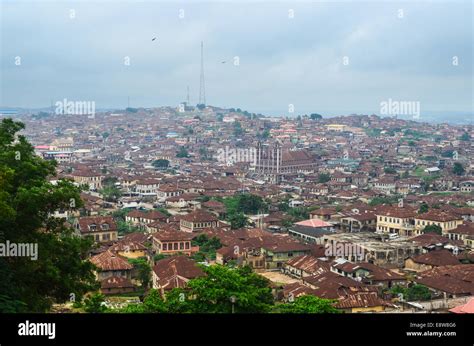 Aerial View Of The City Of Abeokuta Ogun State South West Nigeria