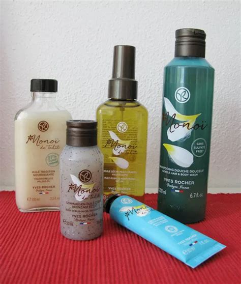 YVES ROCHER 5X MONOÏ de Tahiti Pflege Öl Handcreme Öl Spray Dusch Gel