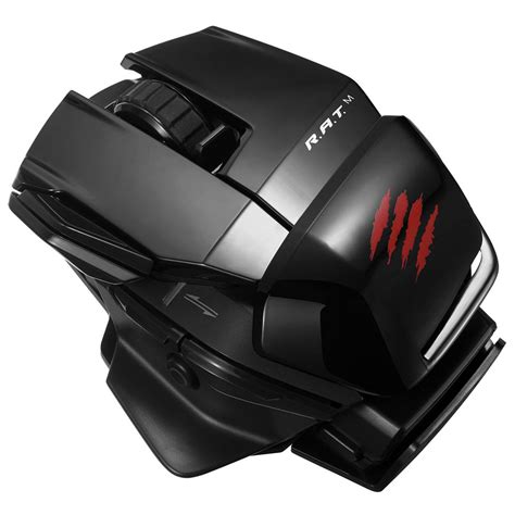 Mad Catz Office R A T M Rat M Gloss Black Souris Pc Mad Catz Sur