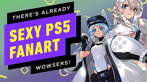 Theres Sexy Ps5 Dualsense Anime Fanart Already Youtube