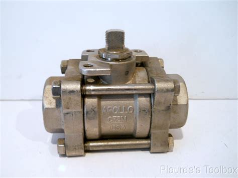 Unused Apollo Cf8m Stainless Steel 1 Fnpt Ball Valve 86a 105 01 1500