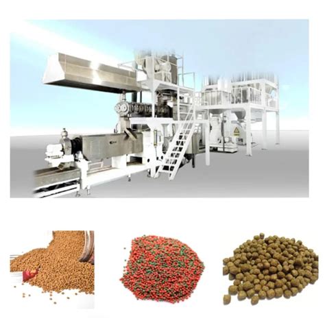 Machine Make Tilapia Fish Feed Floating Fish Feed Pellet Twin Screw