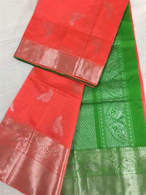 Kuppadam Pattu Sarees With Kanjeevaram Border