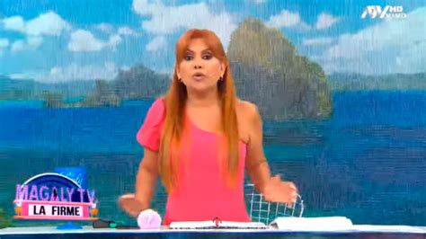 Magaly Tv La Firme Magaly Medina Revela Que Renato Tapia Le Envió