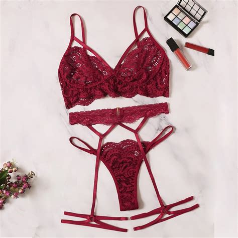 Uublik Valentines Lingerie Set For Women Sexy Naughty Babydoll Lace