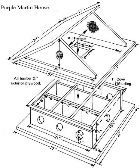 25+ bästa Purple martin house plans idéerna på Pinterest | Purple ...