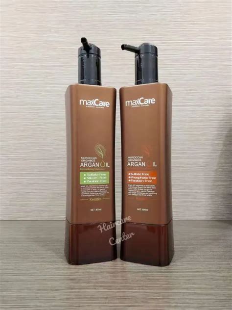 Maxcare Argan Oil Shampoo And Conditioner 260ml And 800ml Lazada