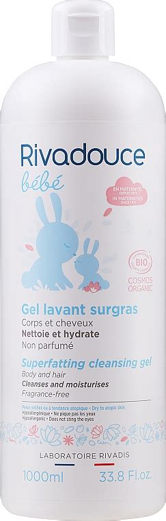 Rivadouce Bebe Superfatting Cleansing Gel Hair And Body Cleansing Gel