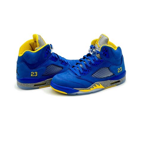 Cd Nike Air Jordan Retro Laney Varsity Royal Blue Yellow