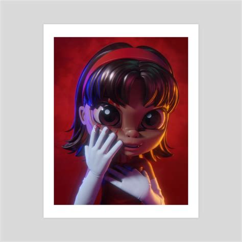 Mima Kirigoe 3D Portrait An Art Print By Fatih Futhoni INPRNT