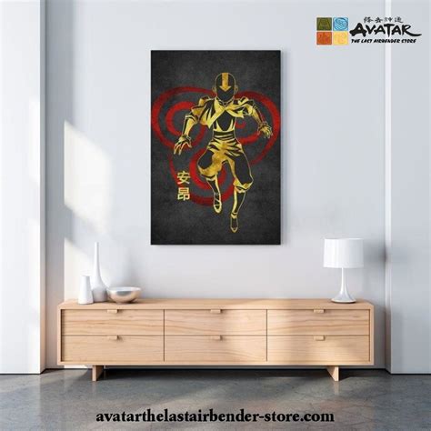 Avatar The Last Airbender Aang Colorfull Wall Decor Wall Art Avatar