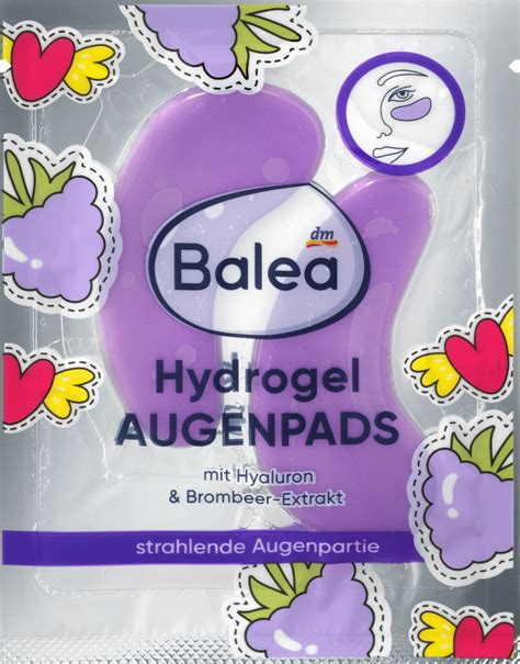 Balea Augenpads Hydrogel Neon Mit Brombeer Extrakt 2 St Dauerhaft