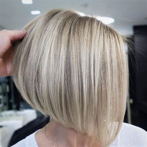 Amazon Short Blonde Bob Layered Wig With Bangs Highlight Ash Blonde Bob Wigs For Women