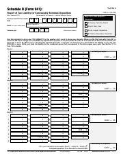 A Schedule B Pdf Schedule B Form Report Of Tax