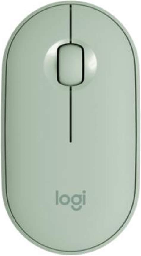 Logitech Pebble M350 Draadloze Muis Bluetooth Eucalyptus Groen Bol