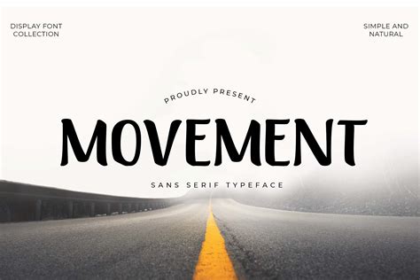 Movement Font By Doehantz Studio Creative Fabrica