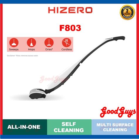 HIZERO F803 NEW VERISON 4 In 1 Bionic Floor Cleaner Sweep Dry Mop