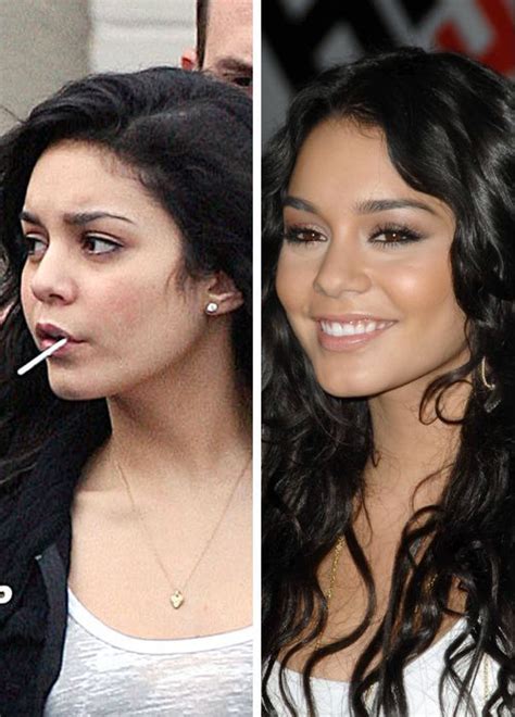 Celebs Without Makeup Before And After Celebrities With And Without