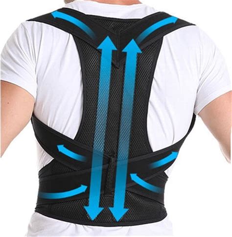 S 5xl Plus Size Posture Corrector Back Brace Full Back