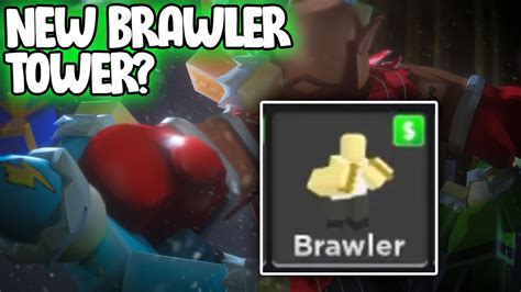 NEW BRAWLER TOWER FOR SANTA SKIN Tower Defense Simulator ROBLOX