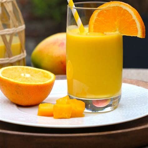 Smoothie Mangue Orange Et Vanille Mes Diab Tises Gourmandes