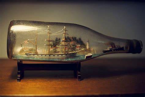 Ship in Bottle Antique , Bottle in Ship, Ships , Home Decor - Etsy