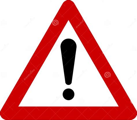 Warning Sign With Exclamation Mark Stock Illustration Illustration Of Hazard Safety 89880230