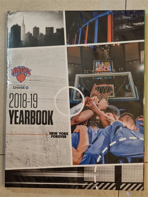 New York Knicks 2018 19 Yearbook On Carousell