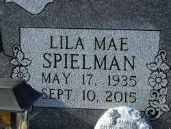 Lila Mae Spielman 1935 2015 Mémorial Find a Grave