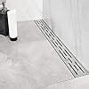 Neodrain Inch Rectangular Linear Shower Drain With Brick Pattern