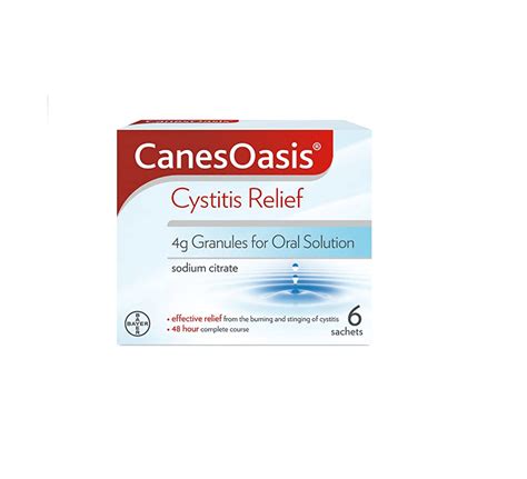 Canesten Canesoasis Cystitis Relief For Urine Infection Cranberry 6 Sachets Online Shop