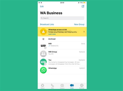 WhatsApp Reportedly Developing Policy Warnings for Business Users