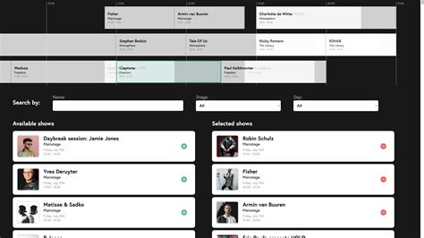 App To Arrange Your Tml Schedule R Tomorrowland