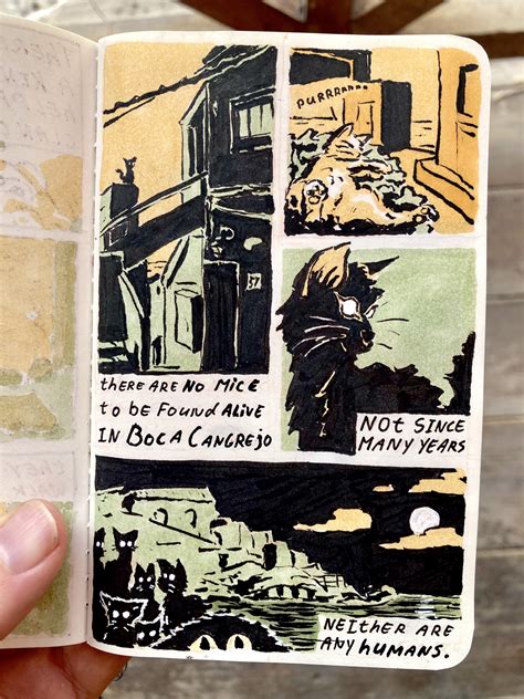 Short creepy-ish comic. About Cats in a town by the sea. : r