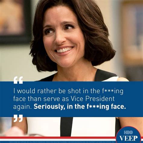 Veep! Random nuggets of quotes. | Julia louis dreyfus, Women humor, Funny vidos