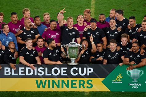 New Zealand retains Bledisloe Cup after record win against Australia ...