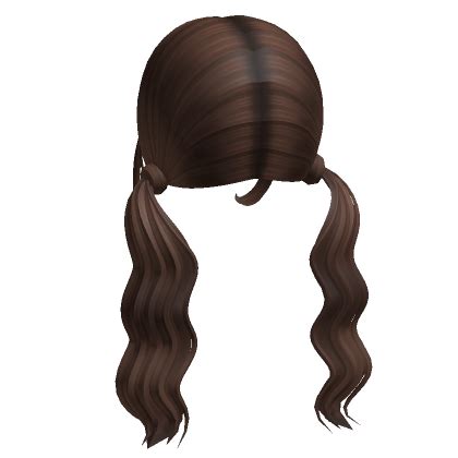 Low Wavy Preppy Pigtails In Brown S Code Price Rblxtrade