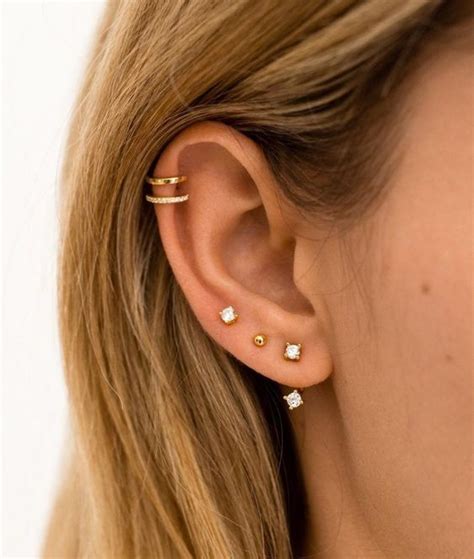 Ear Piercing Double Helix