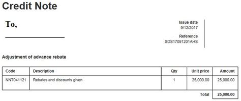 Credit Note And Debit Note Meaning With Format In Excel