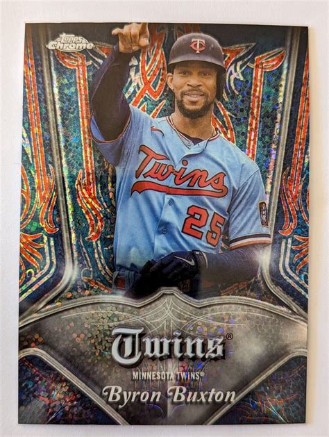 2022 Topps Chrome Pinstriped P 16 Byron Buxton Minnesota Twins EBay