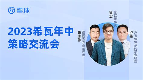 【直播回顾】2023希瓦年中策略交流会 》》》点此预约直播《《《直播主题：2023希瓦年中策略交流会直播时间：2023年7月13日1500