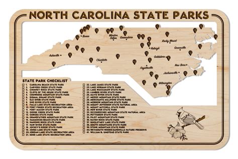 Nc State Park Cardinal Z Maple Wall Hanging Lazeredge