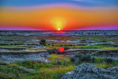 BADLANDS Sunrise Photograph by William Zayas Cruz - Fine Art America