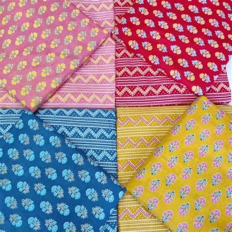 Floral Printed Cotton Fabric at Rs 70/meter in Jaipur | ID: 27258571073