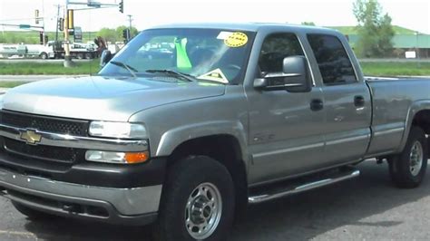 2002 Chevrolet Silverado 2500hd Ls Crew Cab 4dr 4x4 6 6 Duramax Diesel Youtube