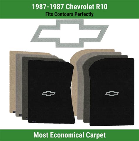 Lloyd Velourtex Front Mats For Chevy R W Silver Outline Chevy